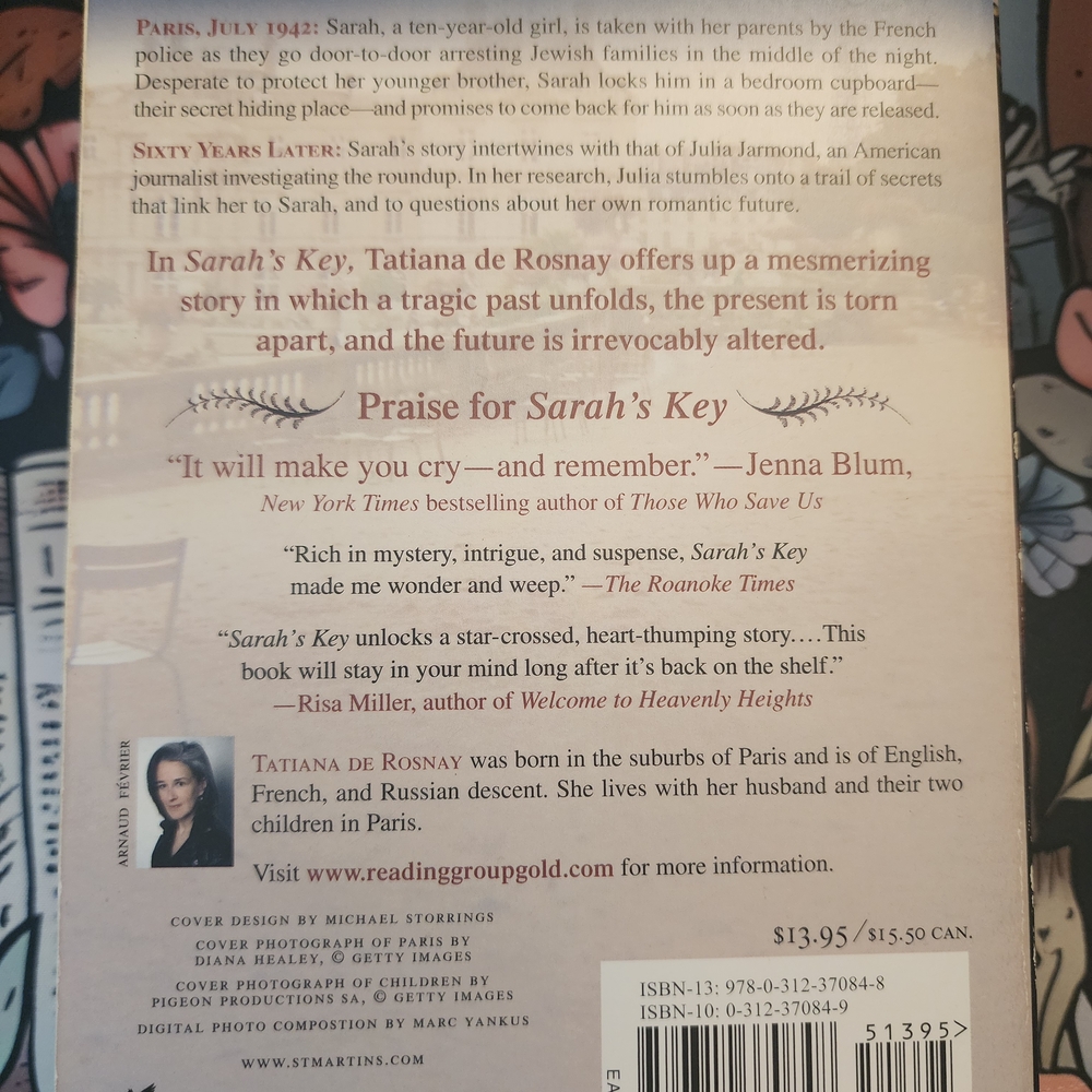 Sarah's Key Reading Paperback Book - Picture 2 of 2